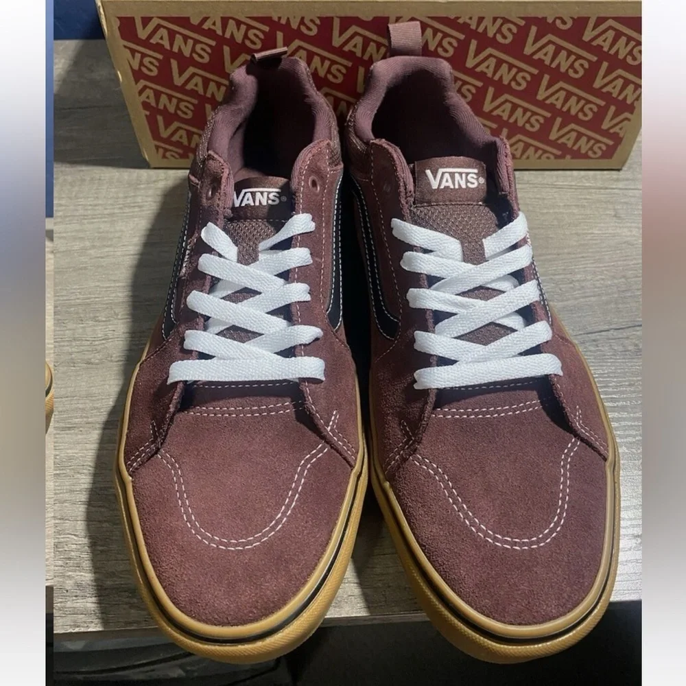 NEW Vans Filmore Suede/Mesh Chocolate/Gum Men’s Size 6.5
